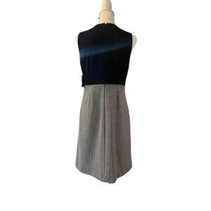 kasper sleeveless dress NWT black and houndstooth size 4
